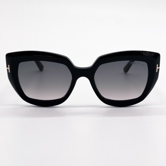 NEW TOM FORD SUNGLASSES SALTZMAN TF1192 01B WOMEN BLACK CAT EYE FT1192 01B main image 9